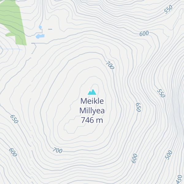 Map of Meikle Millyea