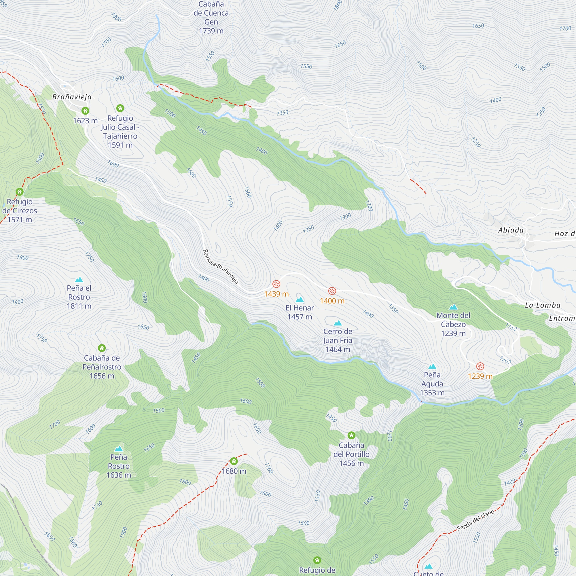 Cabaña de Monte del Cabezo map