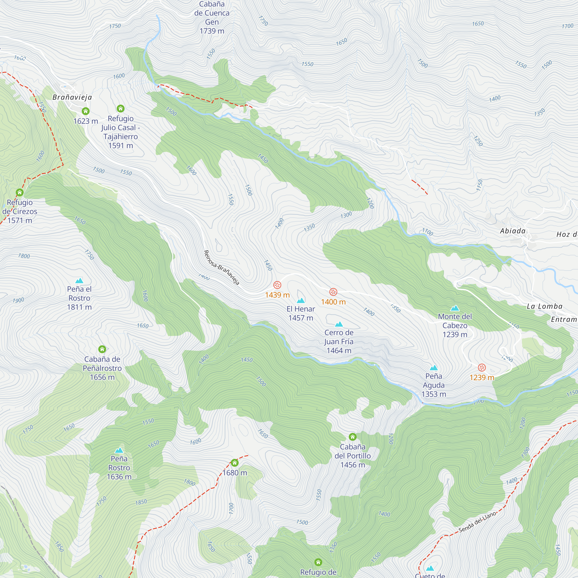 Cabaña de Monte del Cabezo map