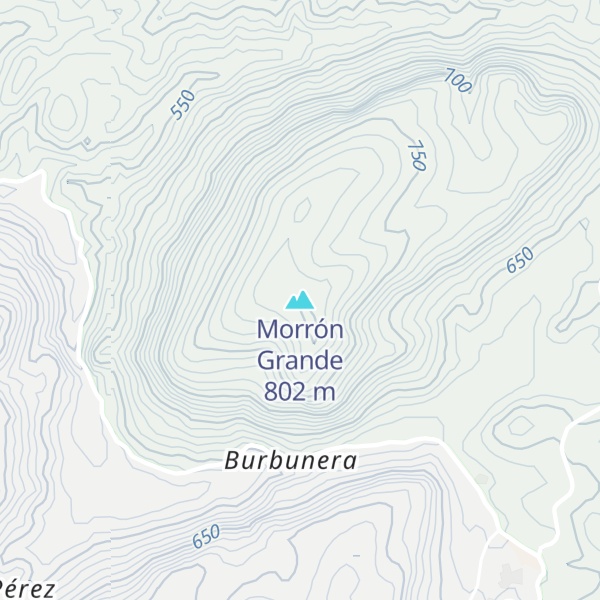 Map of Morrón Grande
