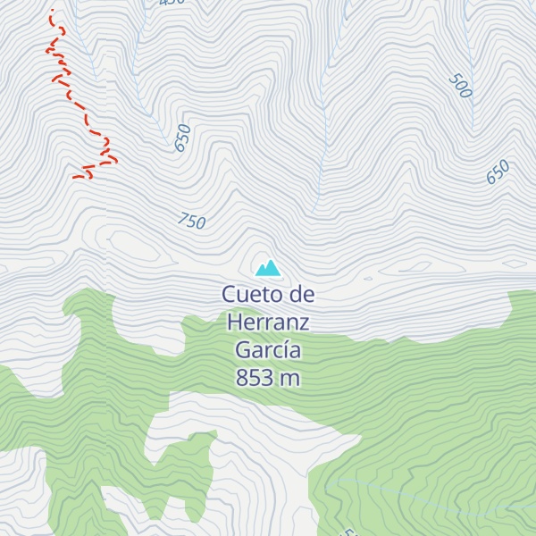 Map of Cueto de Herranz García