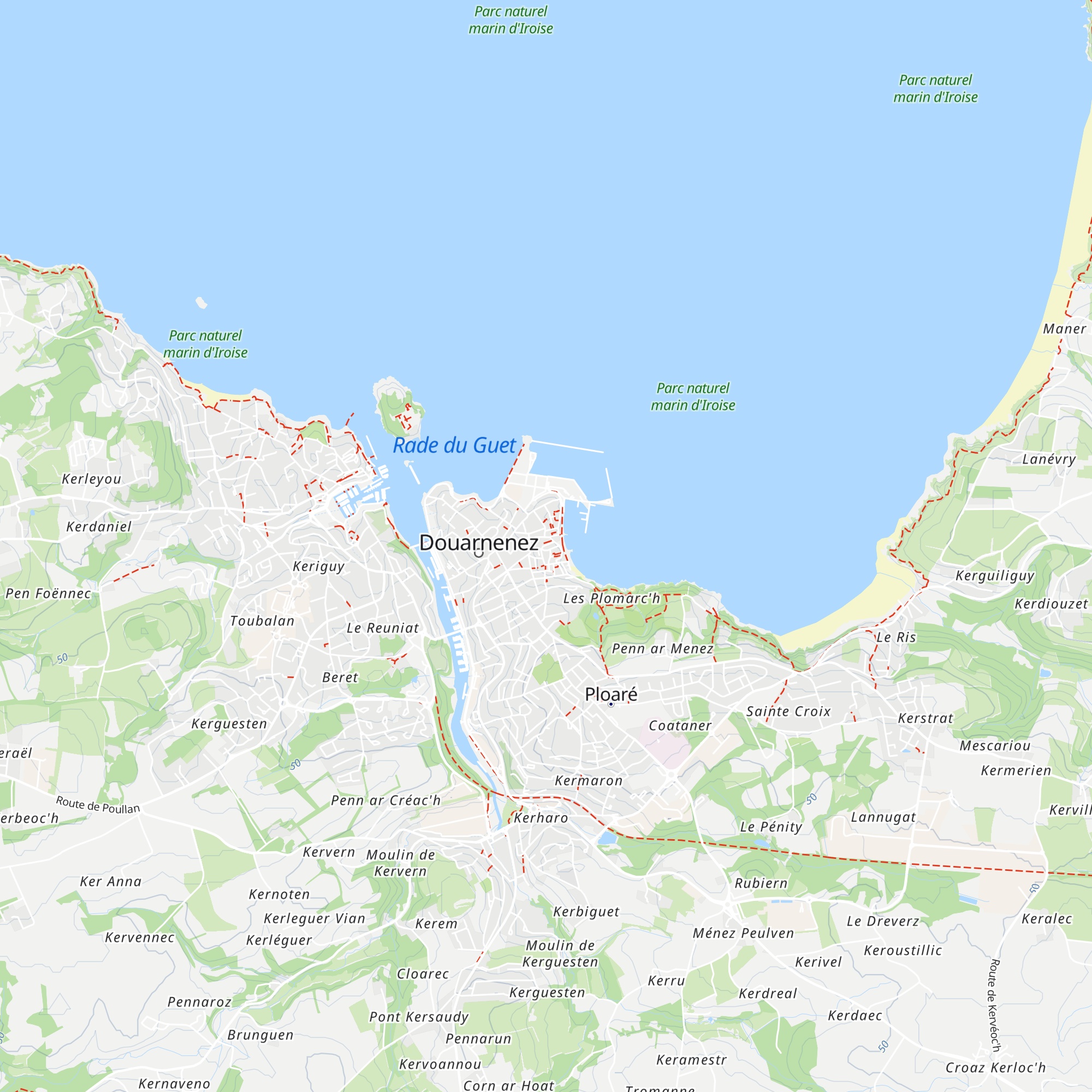 Gîtes de France map