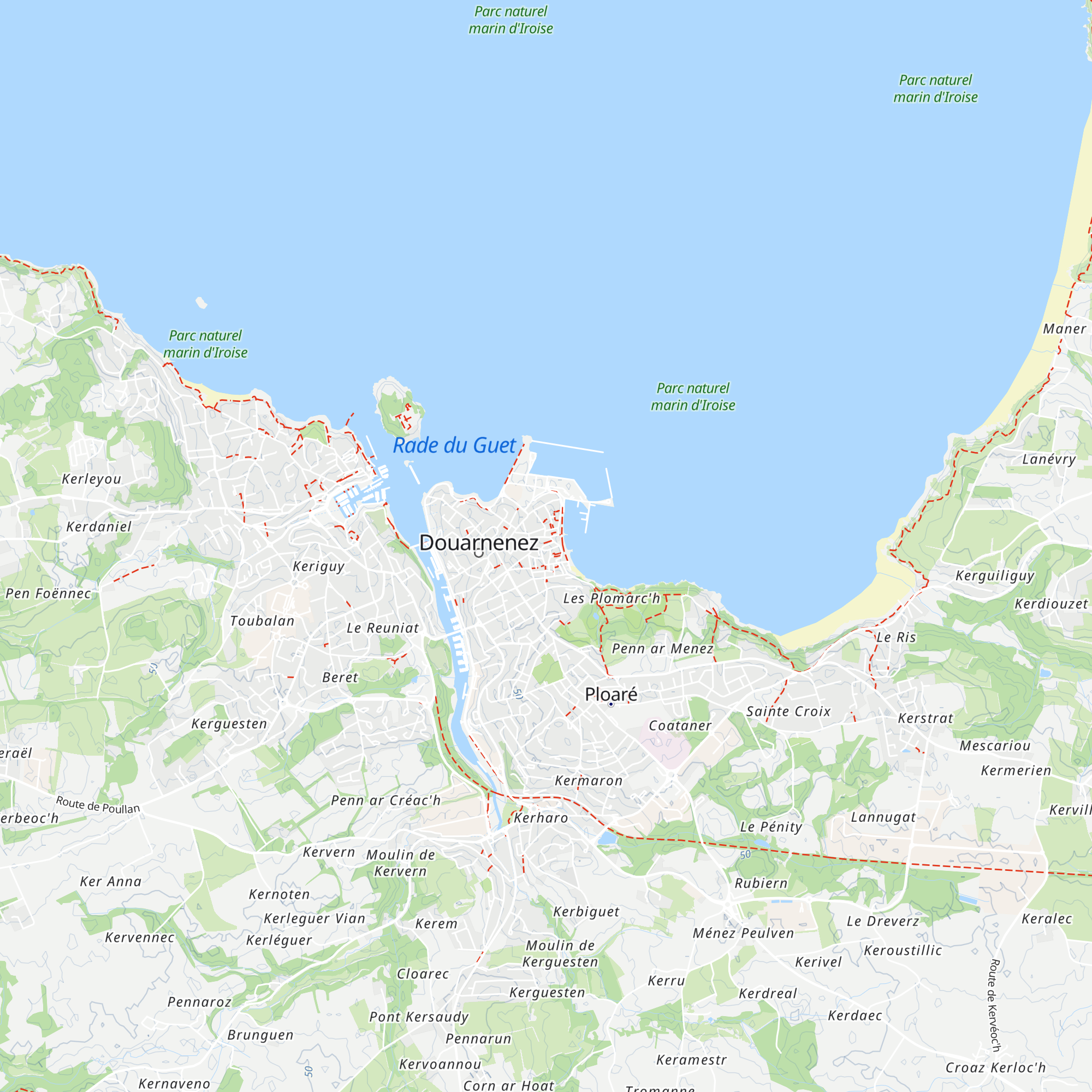 Gîtes de France map