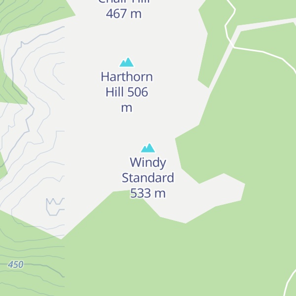 Map of Windy Standard