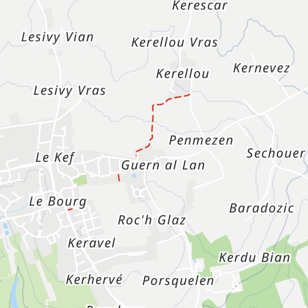 Map of Gîte de Rescrenn