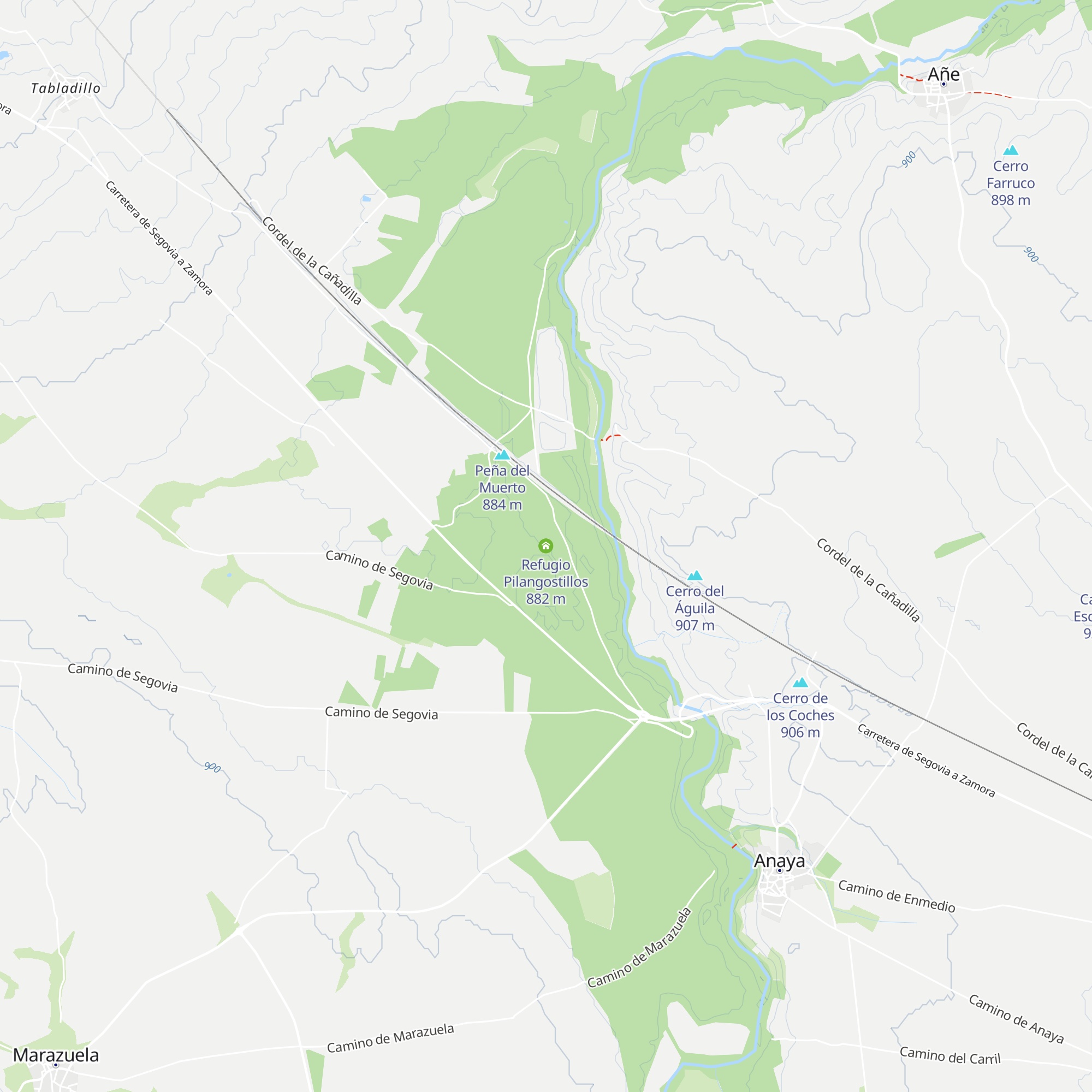 Refugio Pilangostillos map