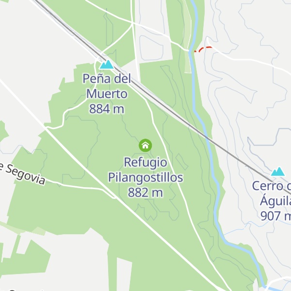 Map of Refugio Pilangostillos