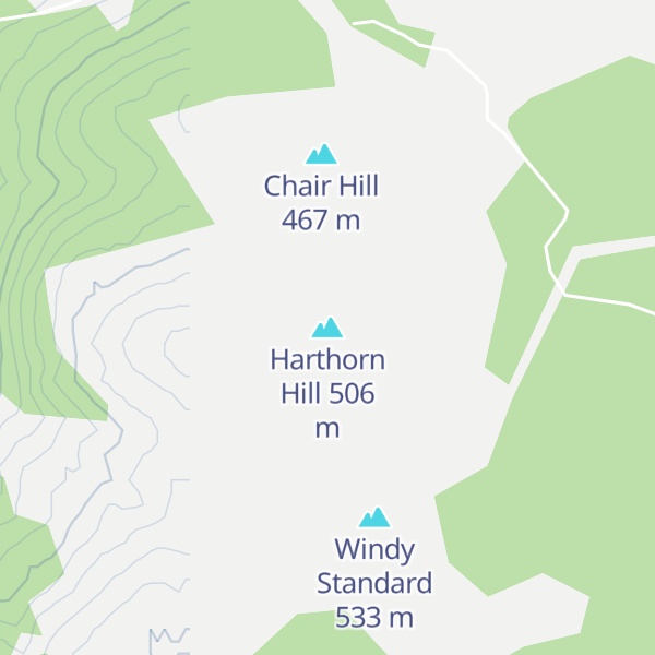Map of Harthorn Hill