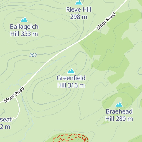 Map of Greenfield Hill