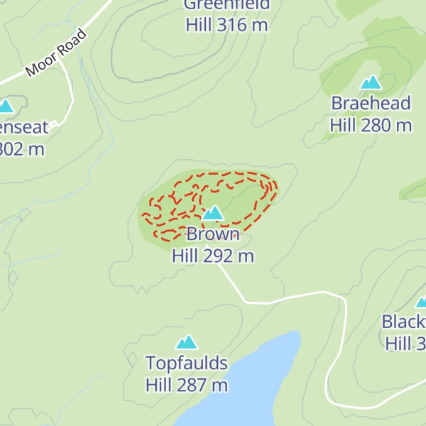 Map of Brown Hill