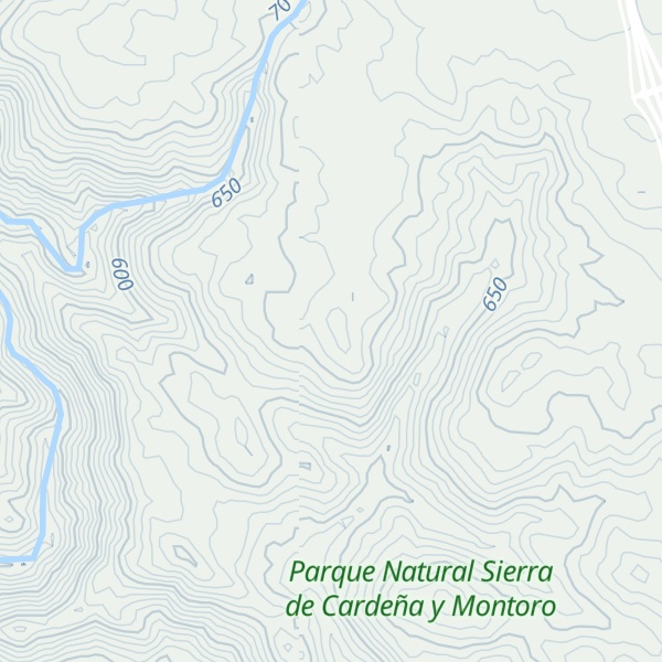 Map of Loma de los Collados Altos