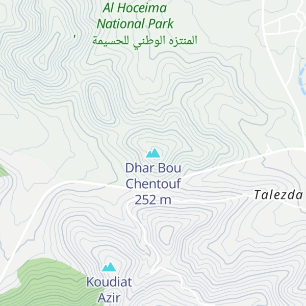 Map of Dhar Bou Chentouf