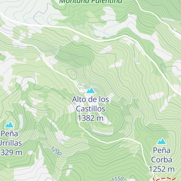 Map of Alto de los Castillos