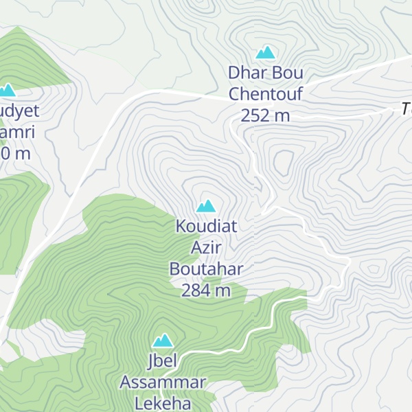 Map of Koudiat Azir Boutahar