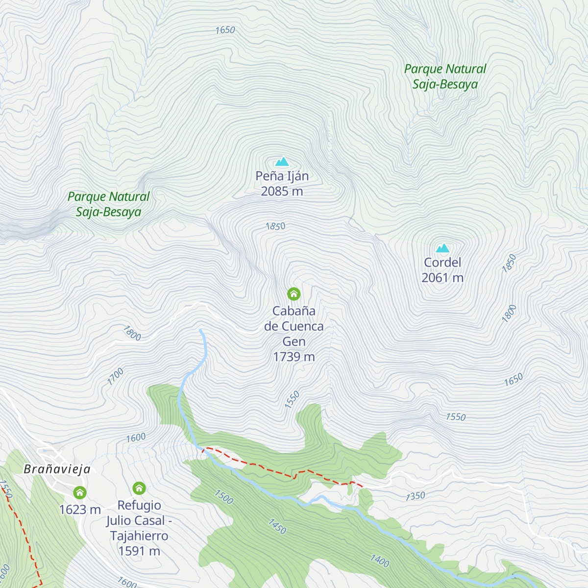 Cabaña de Cuenca Gen map