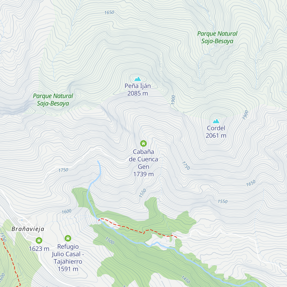 Cabaña de Cuenca Gen map