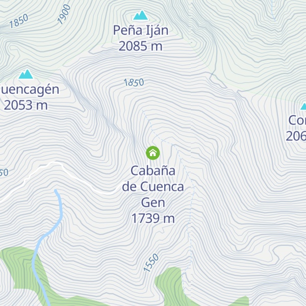 Map of Cabaña de Cuenca Gen