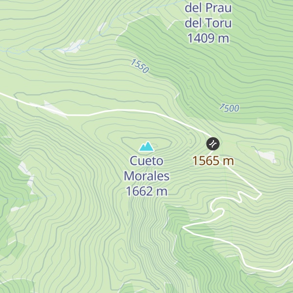 Map of Cueto Morales