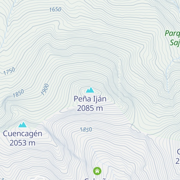 Map of Peña Iján