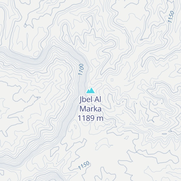 Map of Jbel Al Marka