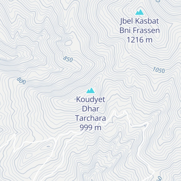 Map of Koudyet Dhar Tarchara