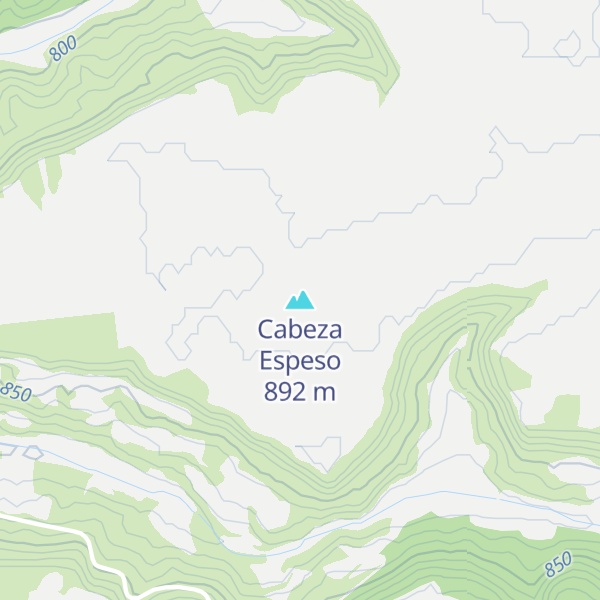 Map of Cabeza Espeso
