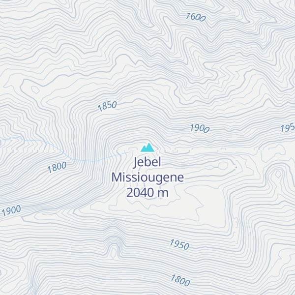 Map of Jebel Missiougene