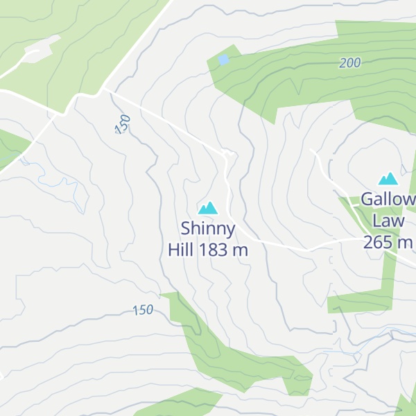 Map of Shinny Hill
