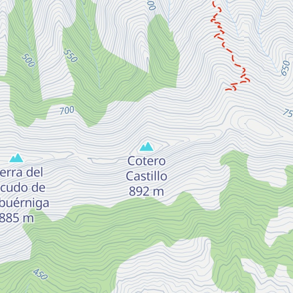Map of Cotero Castillo