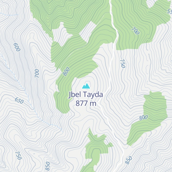 Map of Jbel Tayda