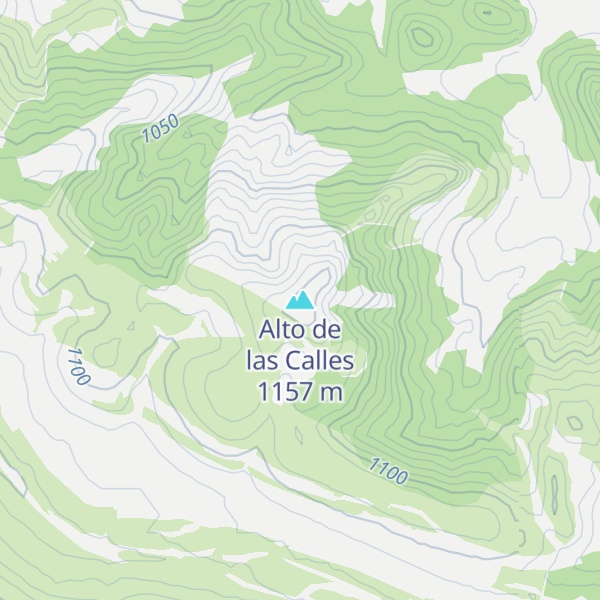 Map of Alto de las Calles