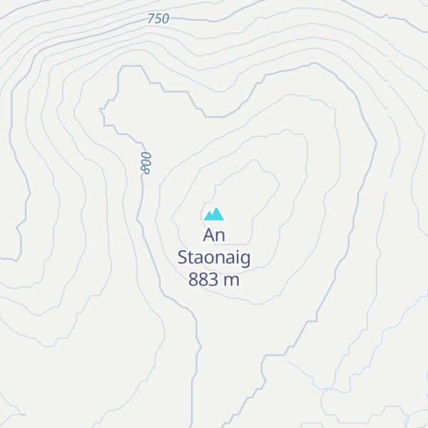 Map of An Staonaig