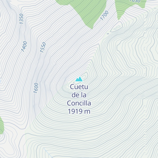 Map of Cuetu de la Concilla