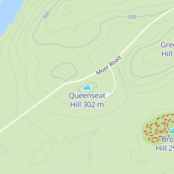 Map of Queenseat Hill