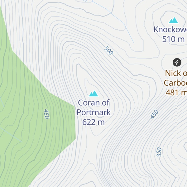 Map of Coran of Portmark