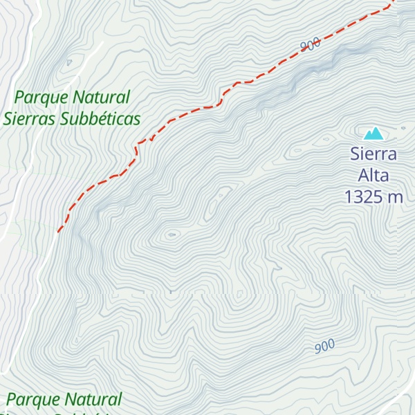 Map of Sierra de Rute