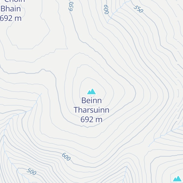 Map of Beinn Tharsuinn