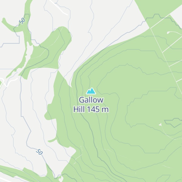 Map of Gallow Hill