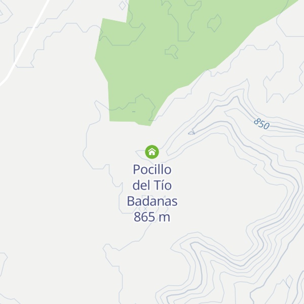 Map of Pocillo del Tío Badanas