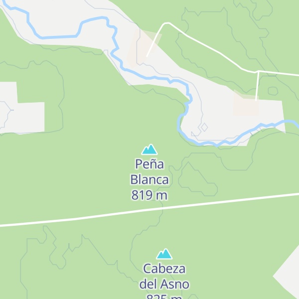 Map of Peña Blanca