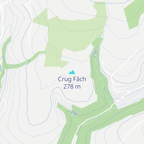 Map of Crug Fâch