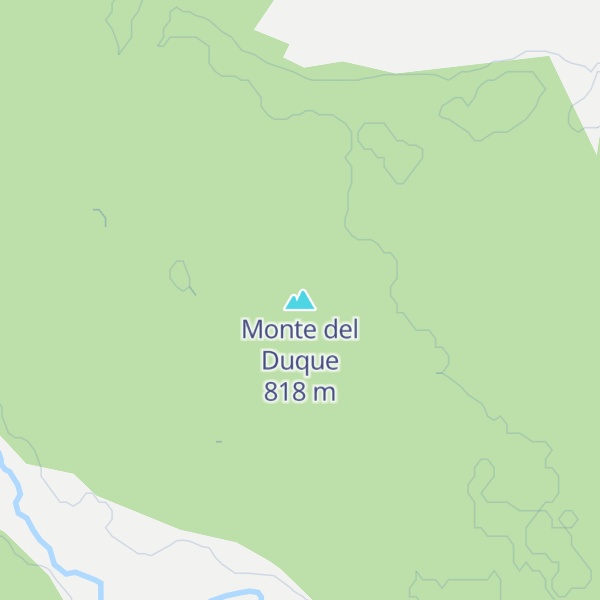 Map of Monte del Duque