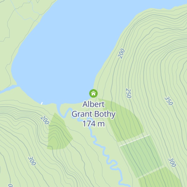 Map of Albert Grant Bothy