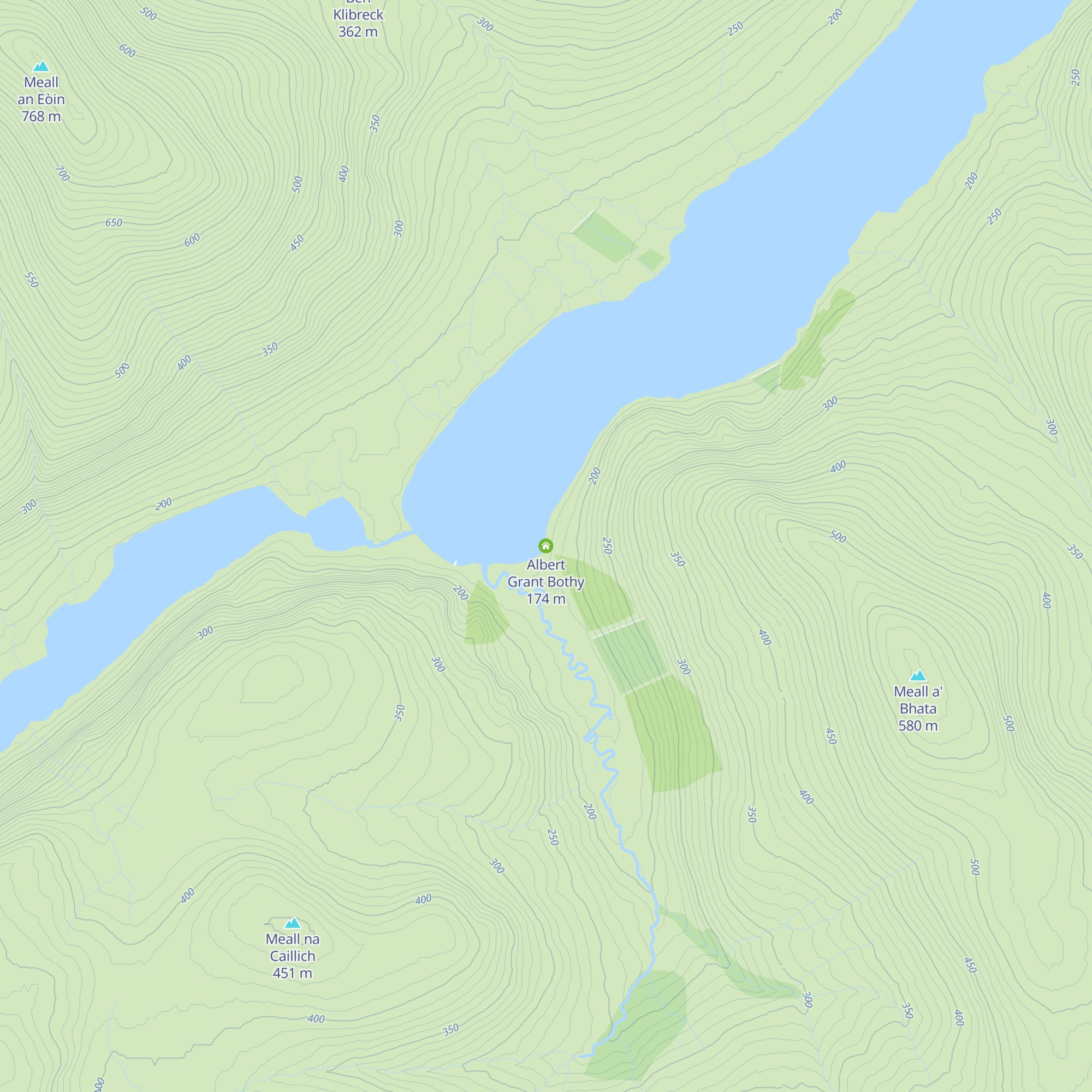 Albert Grant Bothy map