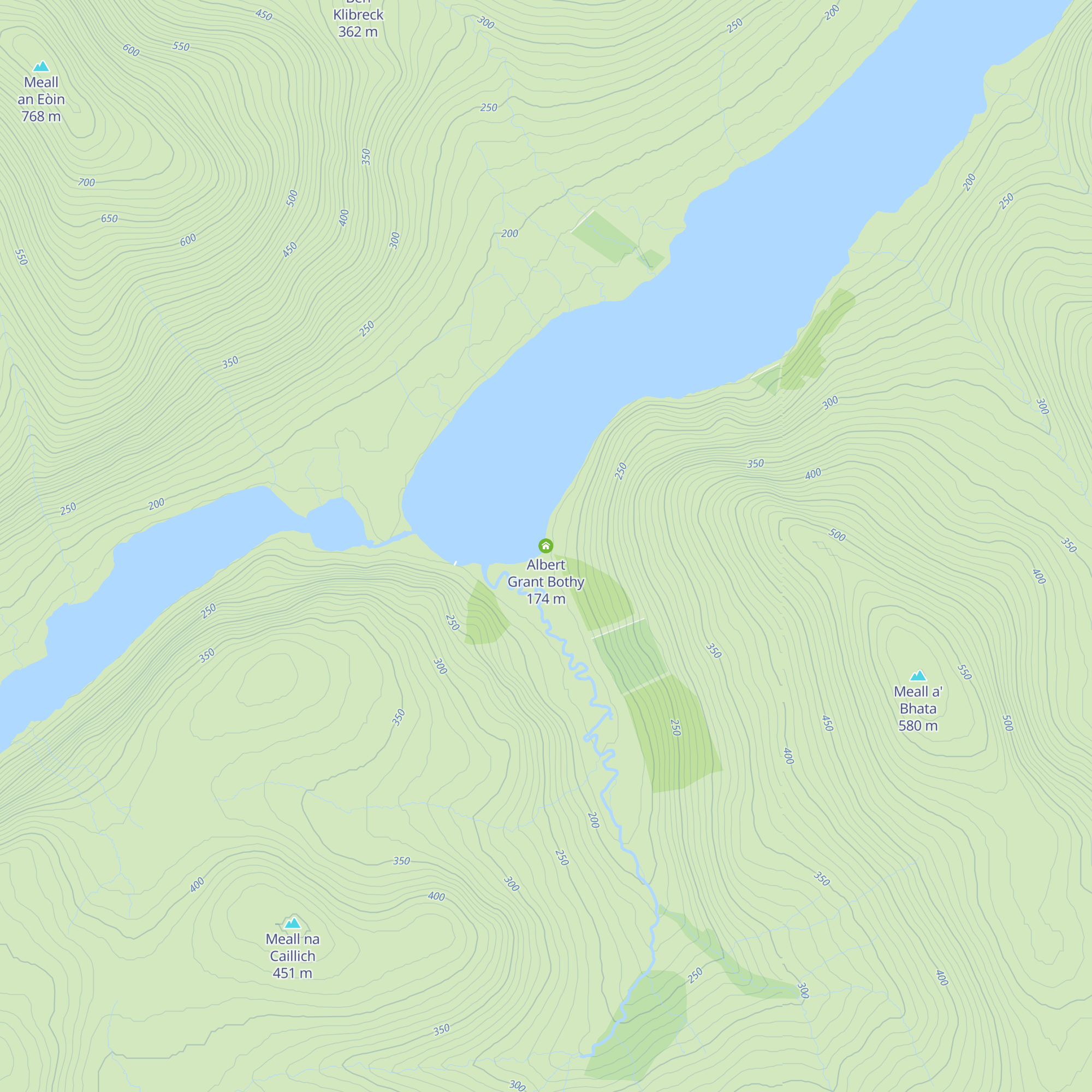 Albert Grant Bothy map