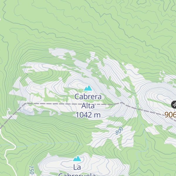 Map of Cabrera Alta