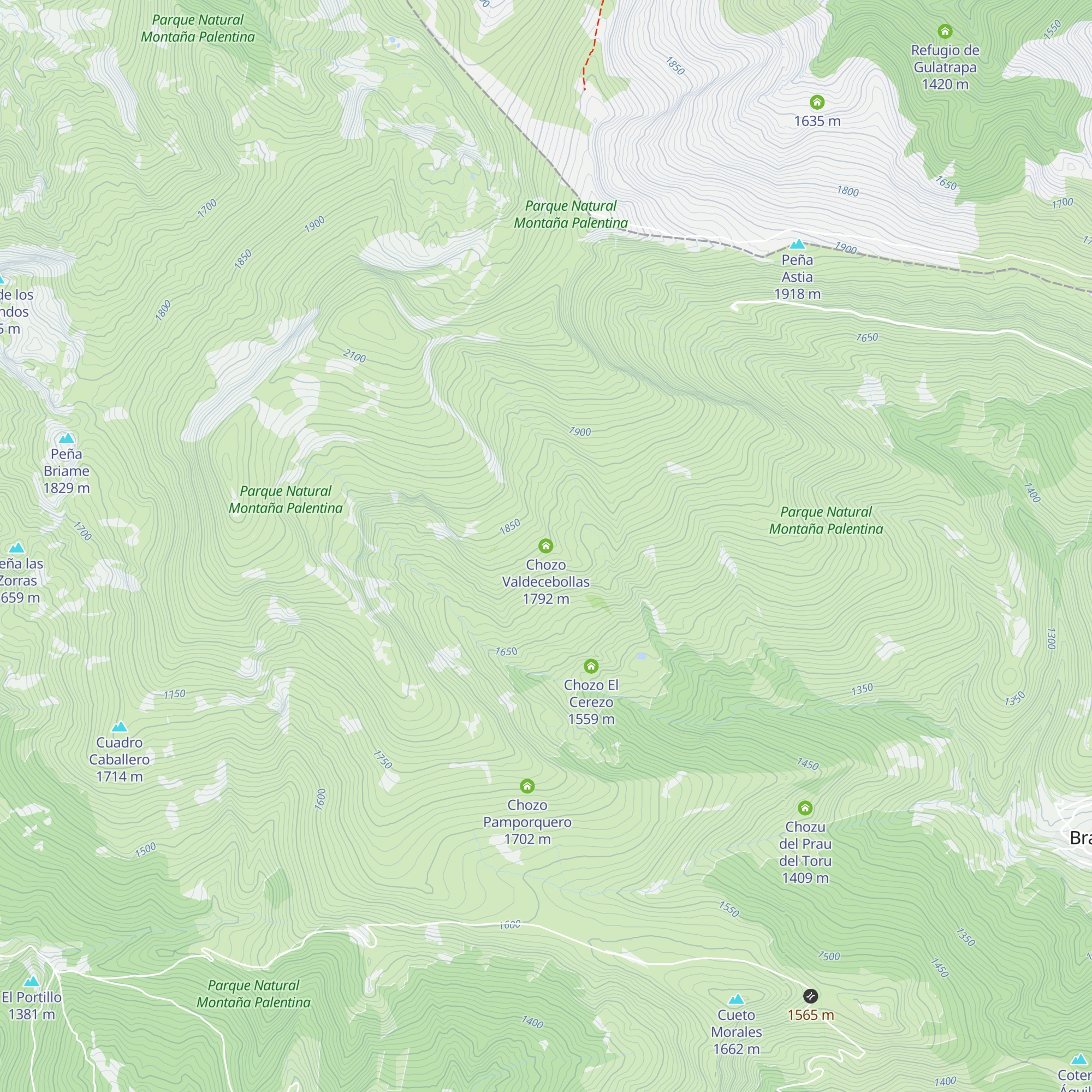 Chozo Valdecebollas map