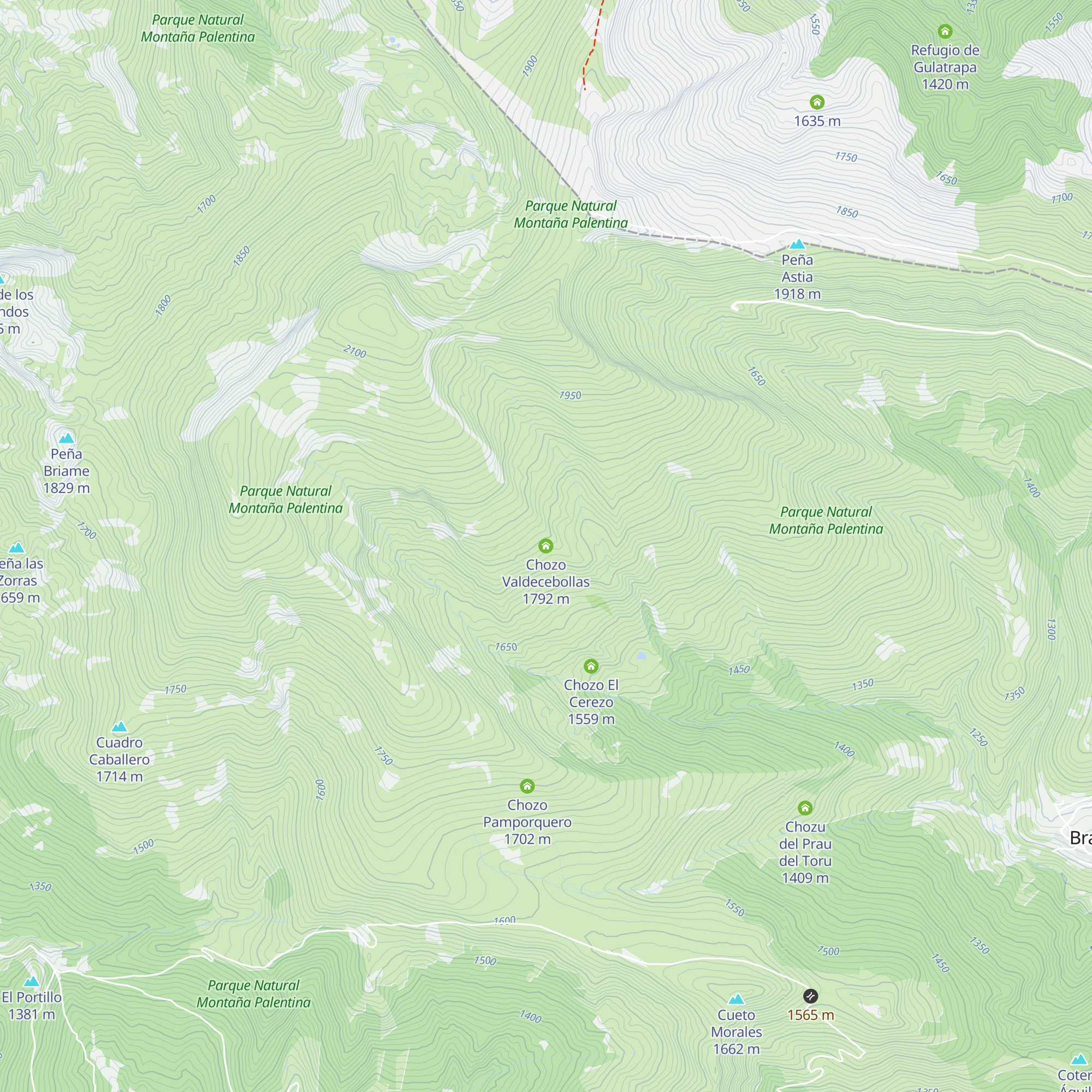 Chozo Valdecebollas map