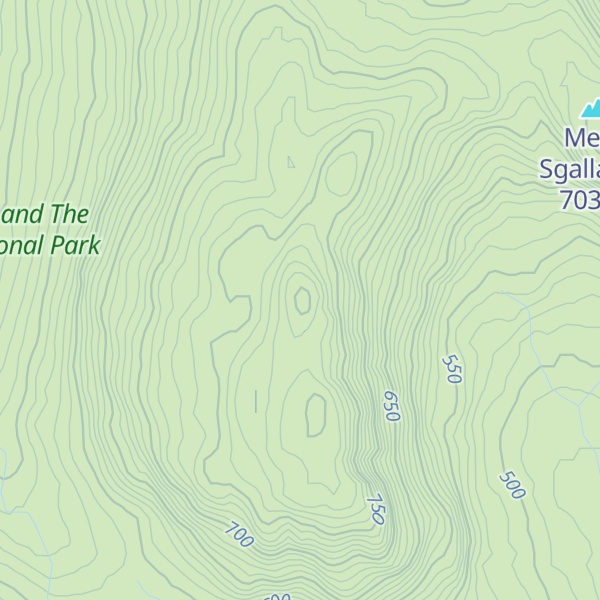 Map of Creag MacRanaich