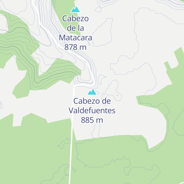 Map of Cabezo de Valdefuentes